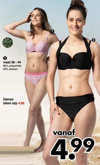 Promoties Dames bikini slip - Huismerk - Wibra - Geldig van 03/05/2021 tot 15/05/2021 bij Wibra