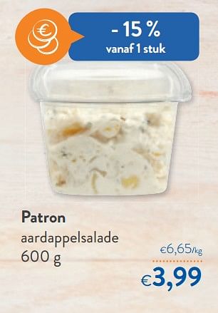 Promoties Patron aardappelsalade - Patron - Geldig van 05/05/2021 tot 18/05/2021 bij OKay