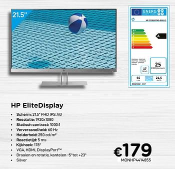 Promotions Hp elitedispiay - HP - Valide de 04/05/2021 à 31/05/2021 chez Compudeals
