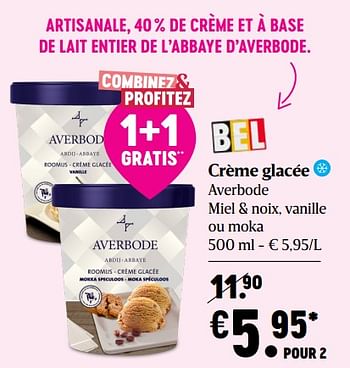 Promotions Crème glacée averbode - Averbode - Valide de 06/05/2021 à 12/05/2021 chez Delhaize