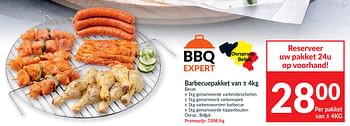 Promotions Barbecuepakket - Produit maison - Intermarche - Valide de 11/05/2021 à 16/05/2021 chez Intermarche