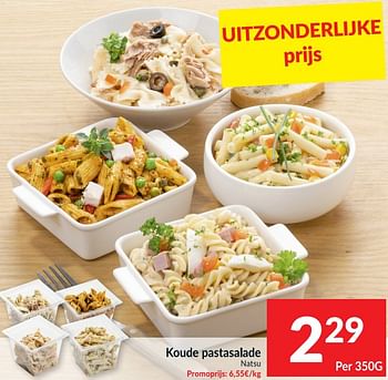 Promoties Koude pastasalade natsu - Huismerk - Intermarche - Geldig van 11/05/2021 tot 16/05/2021 bij Intermarche