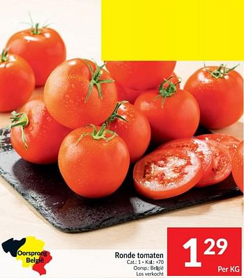 Promoties Ronde tomaten - Huismerk - Intermarche - Geldig van 11/05/2021 tot 16/05/2021 bij Intermarche