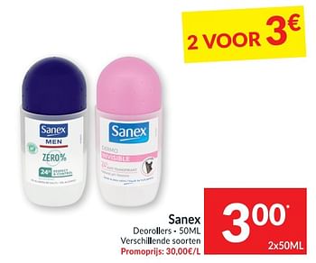 Promotions Sanex deorollers - Sanex - Valide de 11/05/2021 à 16/05/2021 chez Intermarche