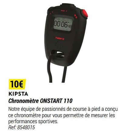 Kipsta Chronom tre onstart 110 En promotion chez Decathlon