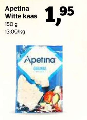 Promoties Apetina witte kaas - apetina - Geldig van 06/05/2021 tot 19/05/2021 bij Spar Expres