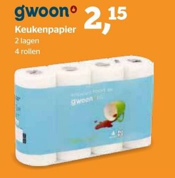 Promoties Keukenpapier - G’woon - Geldig van 06/05/2021 tot 19/05/2021 bij Spar Expres