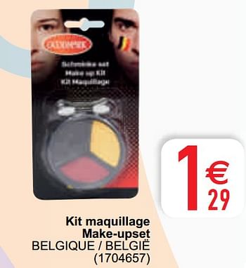 Promotions Kit maquillage make-upset belgique - belgië - Produit maison - Cora - Valide de 11/05/2021 à 22/05/2021 chez Cora