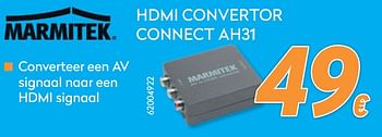 Promoties Marmitek hdmi convertor connect ah31 - Marmitek - Geldig van 10/05/2021 tot 06/06/2021 bij Krefel