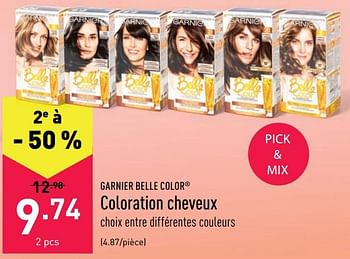 Promotions Coloration cheveux - Garnier - Valide de 10/05/2021 à 21/05/2021 chez Aldi