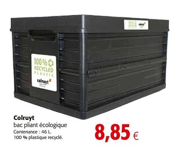 Promoties Colruyt bac pliant écologique - Huismerk - Colruyt - Geldig van 05/05/2021 tot 18/05/2021 bij Colruyt