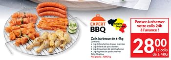 Promotions Colis barbecue - Produit maison - Intermarche - Valide de 11/05/2021 à 16/05/2021 chez Intermarche