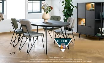 Promoties Table design vik - Huismerk - Xooon - Geldig van 06/05/2021 tot 30/06/2021 bij Xooon