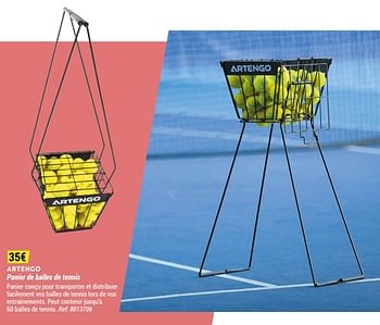 Promoties Artengo panier de balles de tennis - Artengo - Geldig van 01/05/2021 tot 31/12/2021 bij Decathlon