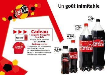 Promotions Coca-cola - Coca Cola - Valide de 05/05/2021 à 18/05/2021 chez Colruyt