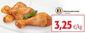Promotions Pilon de poulet mariné - Produit maison - Colruyt - Valide de 05/05/2021 à 18/05/2021 chez Colruyt