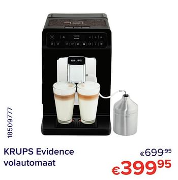 Promoties Krups evidence volautomaat - Krups - Geldig van 01/05/2021 tot 31/05/2021 bij Euro Shop