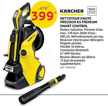 Promotions Kärcher nettoyeur haute pression k5 premium smart control - Kärcher - Valide de 12/05/2021 à 24/05/2021 chez Brico