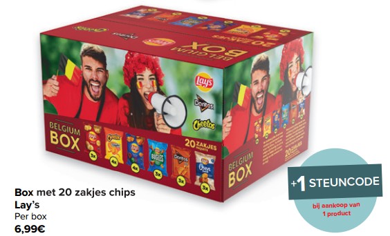 Promoties Box met 20 zakjes chips lay`s - Lay's - Geldig van 12/05/2021 tot 24/05/2021 bij Carrefour