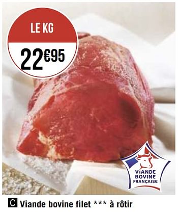 Promoties Viande bovine filet à rôtir - Huismerk - Géant Casino - Geldig van 10/05/2021 tot 23/05/2021 bij Géant Casino
