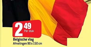 Promoties Belgische vlag - Huismerk - Smatch - Geldig van 12/05/2021 tot 18/05/2021 bij Smatch