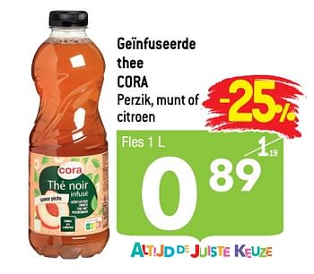 Promoties Geïnfuseerde thee cora - Huismerk - Smatch - Geldig van 12/05/2021 tot 18/05/2021 bij Smatch