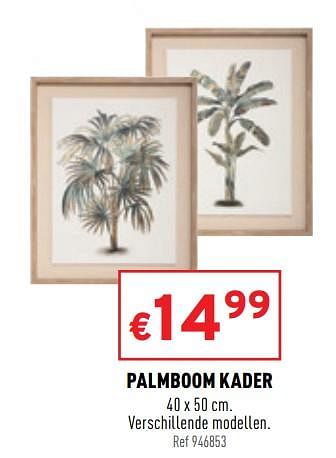 Promoties Palmboom kader - Huismerk - Trafic  - Geldig van 12/05/2021 tot 16/05/2021 bij Trafic