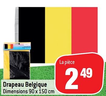 Promotions Drapeau belgique - Produit maison - Match - Valide de 12/05/2021 à 18/05/2021 chez Match