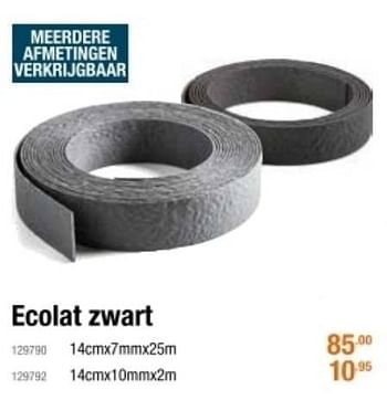Promotions Ecolat zwart - Produit maison - Cevo - Valide de 06/05/2021 à 26/05/2021 chez Cevo Market