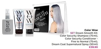 Promotions Color wow set dream smooth kit - Produit Maison - ICI PARIS XL - Valide de 10/05/2021 à 30/05/2021 chez ICI PARIS XL