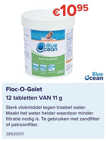 Promoties Floc-o-galet - Blue ocean - Geldig van 07/05/2021 tot 31/08/2021 bij Euro Shop