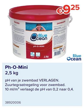 Promoties Ph-o-mini - Blue ocean - Geldig van 07/05/2021 tot 31/08/2021 bij Euro Shop