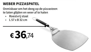 Promoties Weber pizzaspatel - Weber - Geldig van 09/05/2021 tot 30/09/2021 bij Horta