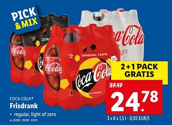 Sturen Onbekwaamheid Conclusie Coca Cola Frisdrank - Promotie bij Lidl