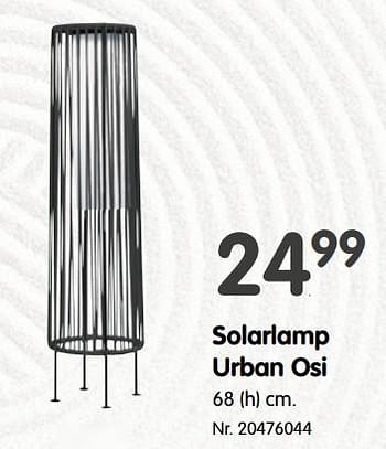 Promoties Solarlamp urban osi - Huismerk - Fun - Geldig van 12/05/2021 tot 25/05/2021 bij Fun