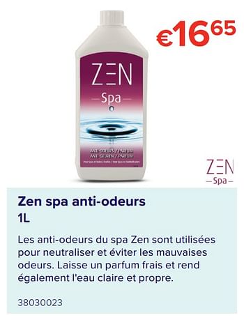 Promotions Zen spa anti-odeurs - Zen Spa - Valide de 07/05/2021 à 31/08/2021 chez Euro Shop