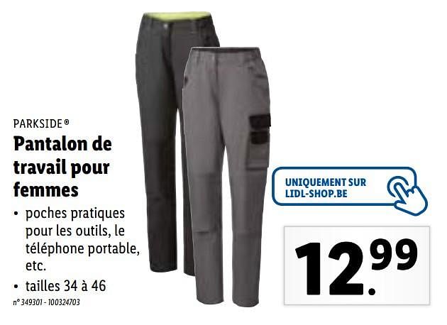 Pantalon de travail online parkside