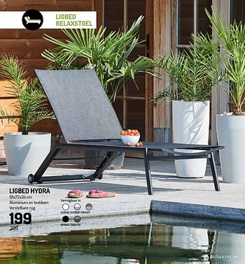 Promoties Ligbed hydra - Jati&Kebon Garden Furniture - Geldig van 24/03/2021 tot 03/06/2021 bij Oh'Green