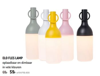 Promoties Elo fles lamp - Huismerk - Free Time - Geldig van 01/05/2021 tot 31/05/2021 bij Freetime