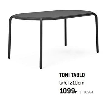 Promoties TONI TABLO tafel - Fatboy - Geldig van 01/05/2021 tot 31/05/2021 bij Freetime