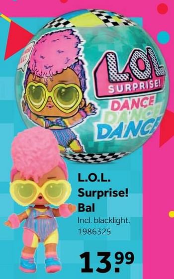 Promoties L.o.l. surprise! bal - LOL Surprise - Geldig van 08/05/2021 tot 30/05/2021 bij Intertoys