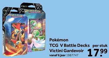 Promoties Pokémon tcg v battle decks victini gardevoir - Pokemon - Geldig van 08/05/2021 tot 30/05/2021 bij Intertoys