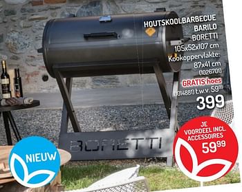 Promoties Houtskoolbarbecue barilo boretti - Boretti - Geldig van 12/05/2021 tot 23/05/2021 bij Oh'Green