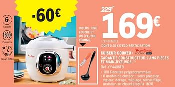 Promotions Moulinex cuiseur cookeo+ yy4406fb - Moulinex - Valide de 18/05/2021 à 29/05/2021 chez E.Leclerc