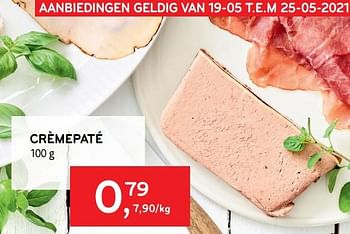 Promoties Crèmepaté - Huismerk - Alvo - Geldig van 19/05/2021 tot 25/05/2021 bij Alvo