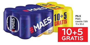 Promotions Pils maes 10+5 gratis - Maes - Valide de 19/05/2021 à 01/06/2021 chez Alvo