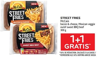 Promotions Street fries mccain 1+1 gratis - Mc Cain - Valide de 19/05/2021 à 01/06/2021 chez Alvo