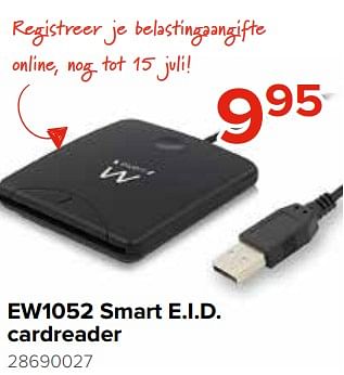 Promoties Ew1052 smart e.i.d. cardreader - Ewent - Geldig van 27/05/2021 tot 20/06/2021 bij Euro Shop
