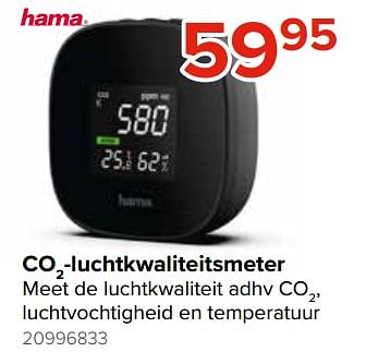 Promoties Hama co2-luchtkwaliteitsmeter - Hama - Geldig van 27/05/2021 tot 20/06/2021 bij Euro Shop