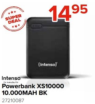 Promoties Intenso powerbank xs10000 10.000mah bk - Intenso - Geldig van 27/05/2021 tot 20/06/2021 bij Euro Shop
